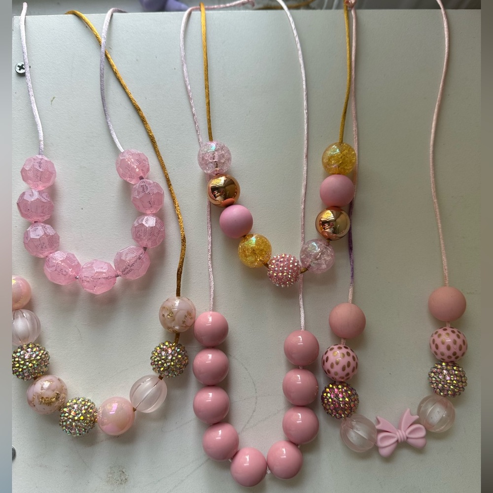 Girls Bubblegum Necklaces